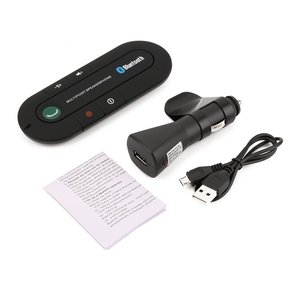 Multipoint Speakerphone 4.1 + Edr Draadloze Bluetooth Handsfree Car Kit MP3 Muziekspeler For A Iphone Android