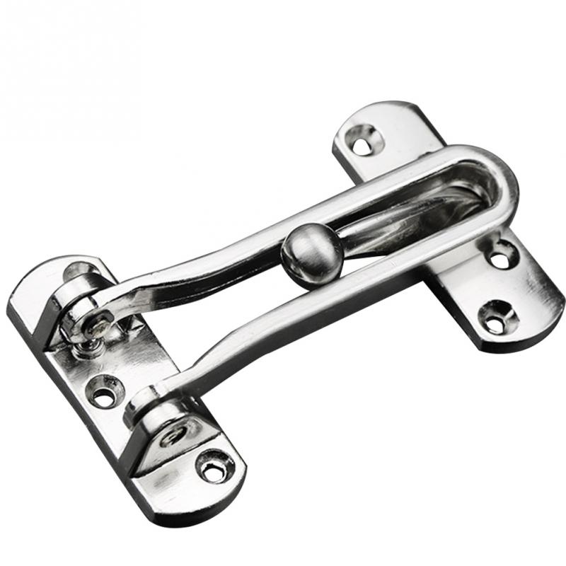 Acier inoxydable moraillon loquet serrure porte chaîne Anti-vol fermoir commodité fenêtre armoire serrures pour la maison hôtel sécurité #031