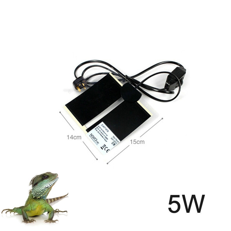 Reptile-tapis chauffant avec contrôleur de Thermostat | Tapis Vivarium chauffant