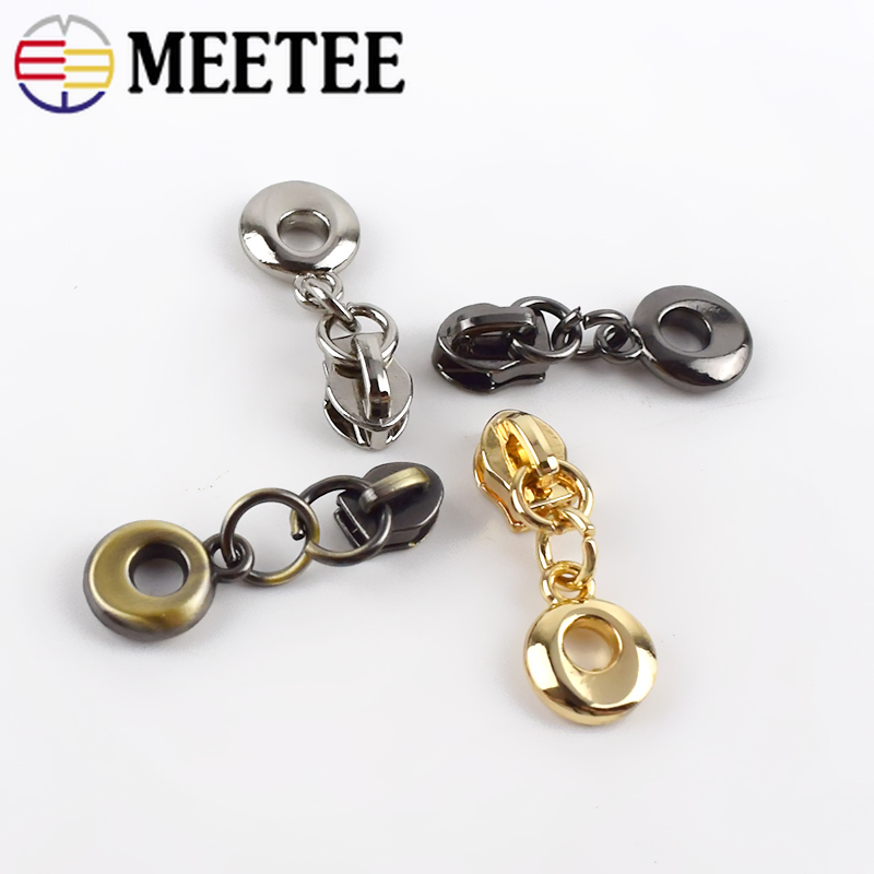 50 st 3#  o ringar metall blixtlås för nylon dragkedjor gör det själv handgjorda kläder plagg zip reparation kit väska tillbehör