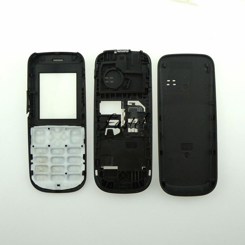 HKFASTEL Cover For Nokia 101 1010 Full Complete Phone Housing + English Russian Arabic Keypad Cover Case