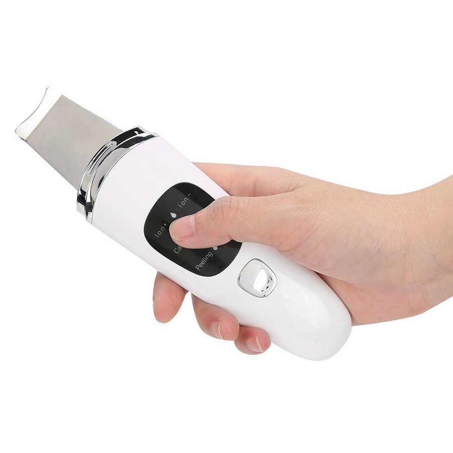 Face Skin Scrubber Vibration Face Peeling Machine Ultrasonic Exfoliating Skin-Care