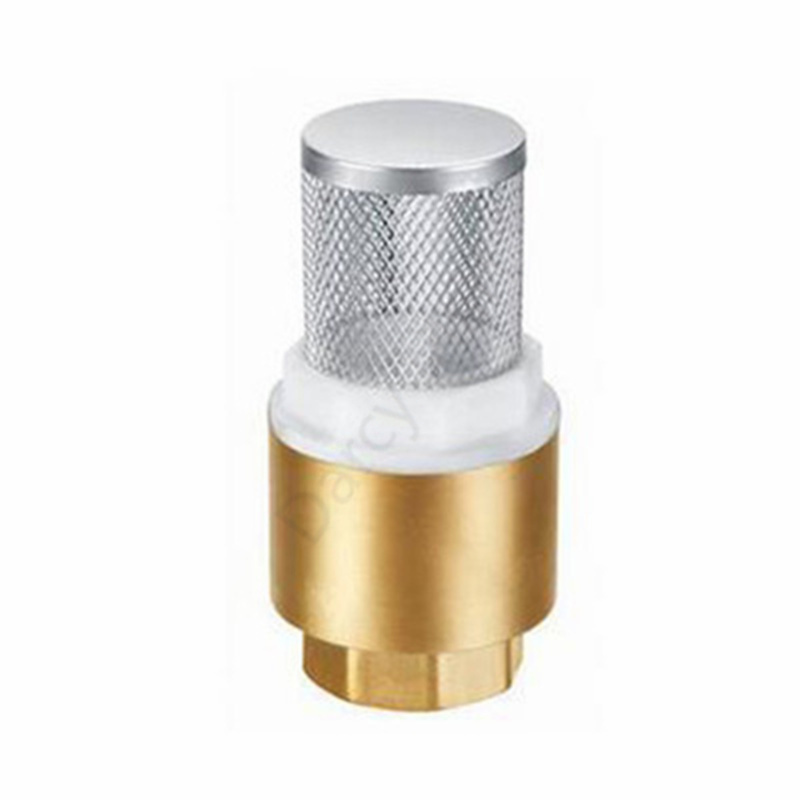 1/2 &quot; 3/4 &quot; 1 &quot; 1-1/4 &quot; 1-1/2 &quot; 2 &quot; bsp indvendigt gevind messing kontraventil med netfilter bundventil fodventil f