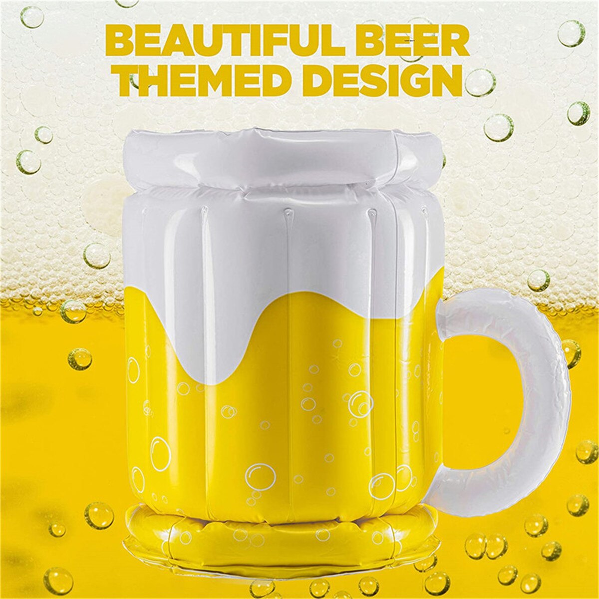 Große Verdickte PVC Aufblasbare Bahre Eis Eimer draussen Eis Eimer Trinken Bahre Bar Tasse Halfter Sommer Party Schwimmbad Strand Zubehör