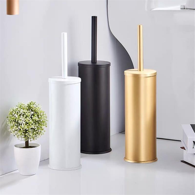 Luxury Golden Toilet Brush Bathroom Cleaning Brush Cleaner Long Handle Toilet Rack Bathroom Tool Accessories
