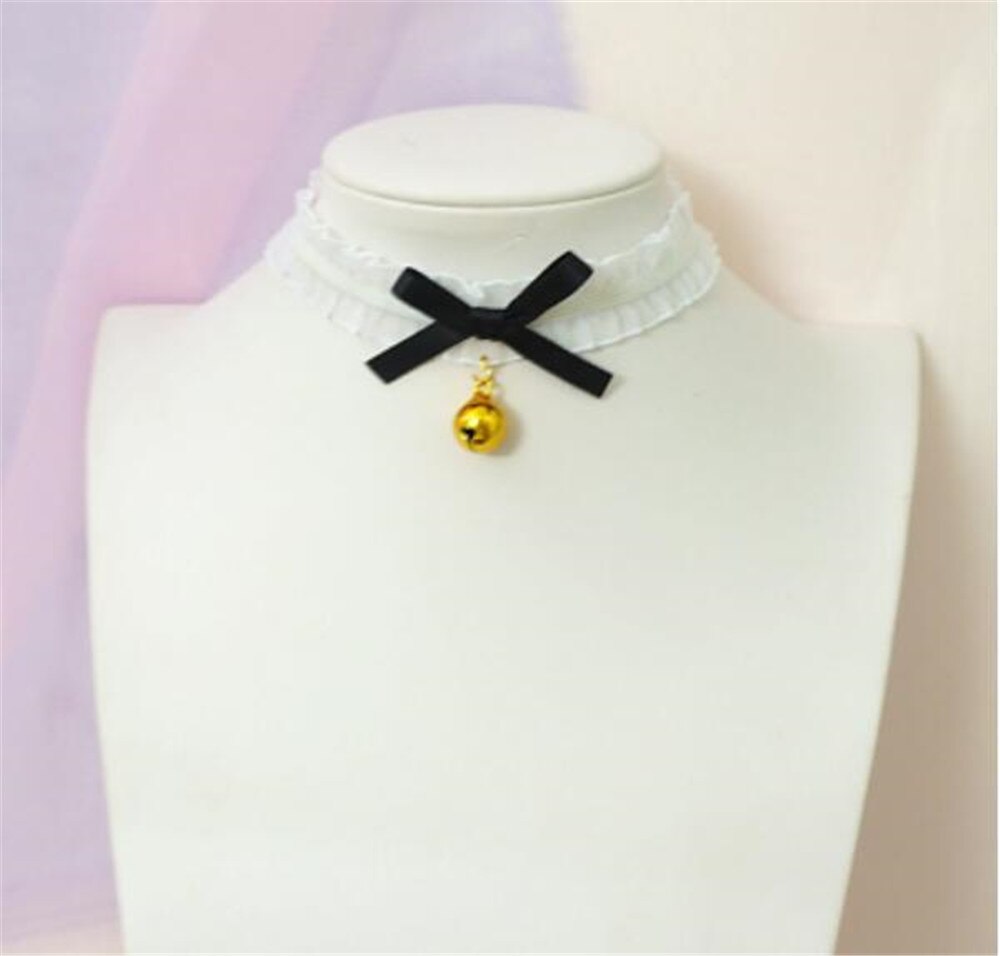 Süße kreuz anhänger bownot Halsband Harajuku Nette Lolita Band Kette Cosplay Frauen Halskette B972: style 5