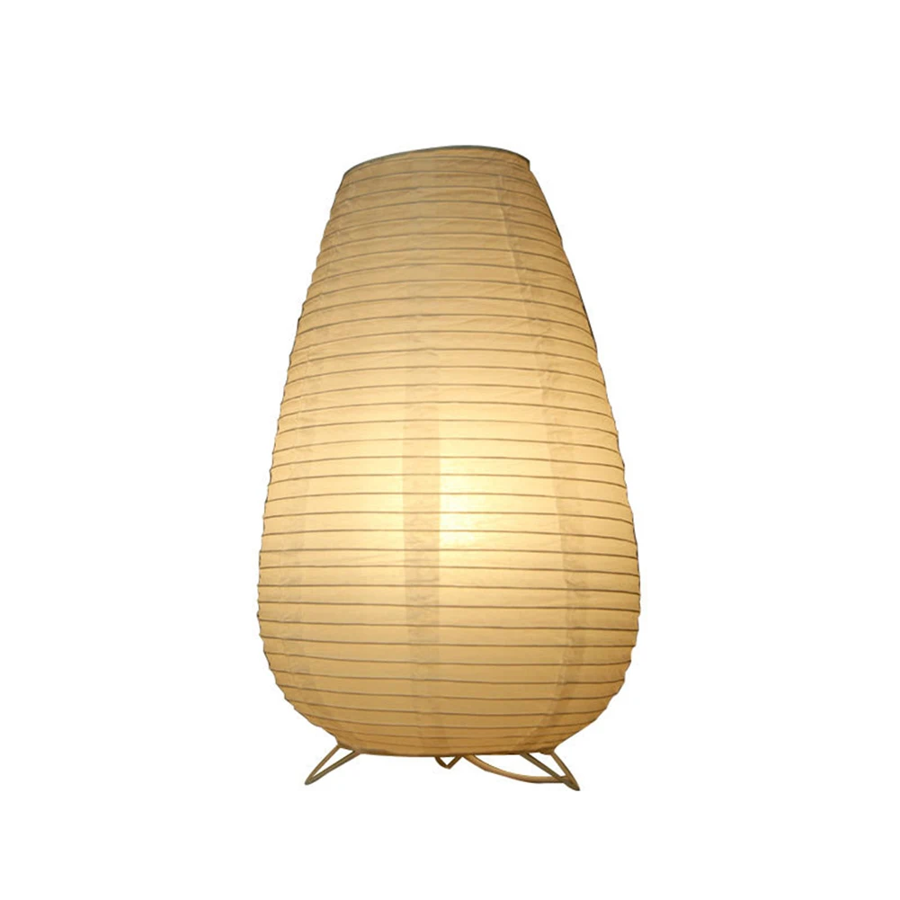 FAROL DE PAPEL nórdico de estilo japonés, sala de estudio moderna para lámpara de mesa, dormitorio, mesita de noche, iluminación LED, decoración,: RGB / Negro