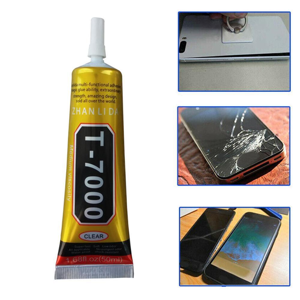 Selante esparadrapo super do quadro do reparo do tela táctil do telefone celular do preto do estilo da agulha da colagem da viscosidade 15/50ml alta