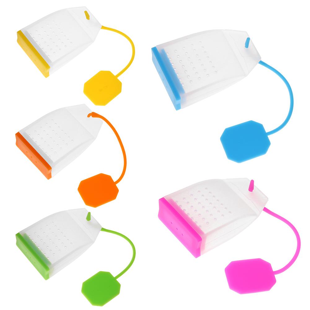 Silicone Bag Style Tea Leaf Strainer Infuser Teacup Teapot Filter Diffuser