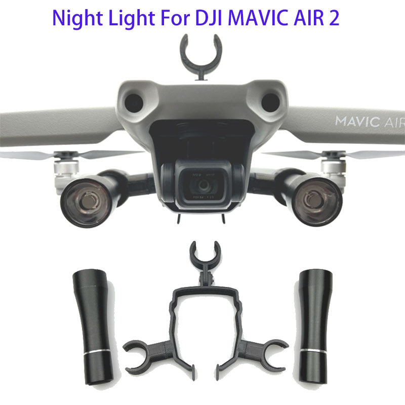 Dji Mavic Air 2 Led Night Navigatie Licht Beugel Vlucht Zoeklicht Zaklampen Kit Voor Dji Mavic Air 2 Drone Accessoires
