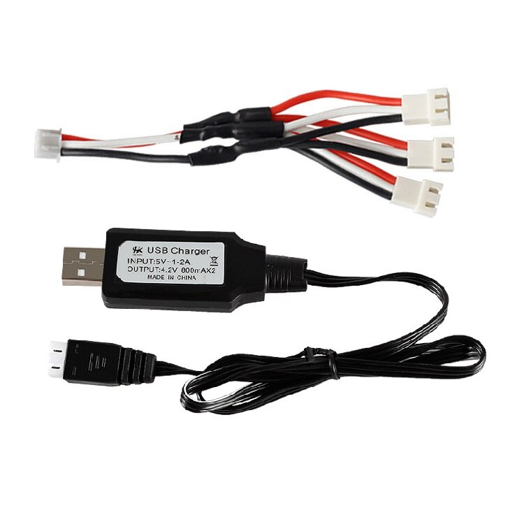 Batería lipo de 7,4 v, 500mAh/7,4 v, 1000mah, 14500 mAh, para XINLEHONG 9130, 9136, 9137, 9130, 9136, 9137, Q901, coche teledirigido de alta velocidad: YELLOW