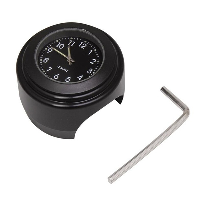 Reloj de Moto a prueba de polvo, de cuarzo, resistente al agua, montaje en manillar, horario Universal de motocicleta, 7/8 pulgadas: Type 3