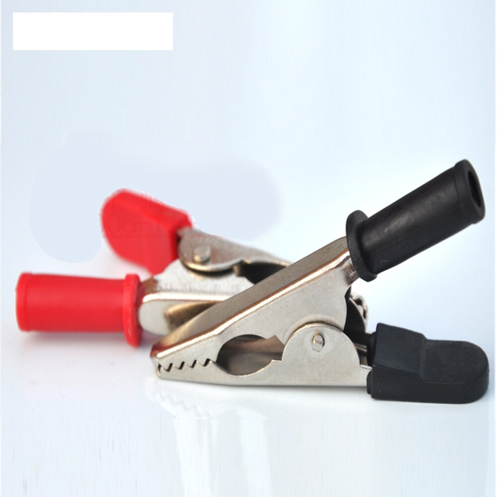 B-25 Black Electric Test Alligator Clips Power Probe Toggle Clamp Single Price Open Diameter 25MM