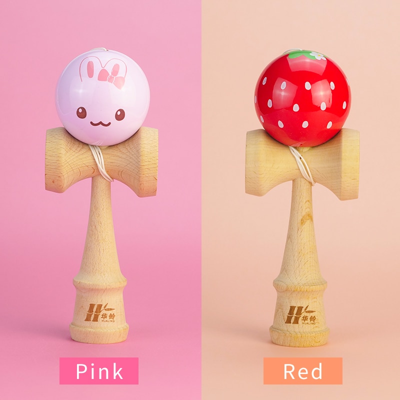 Giocattolo Kendama Tradizionale - Palla da Giocoleria in Legno per 8+ Anni - Gioco Sportivo