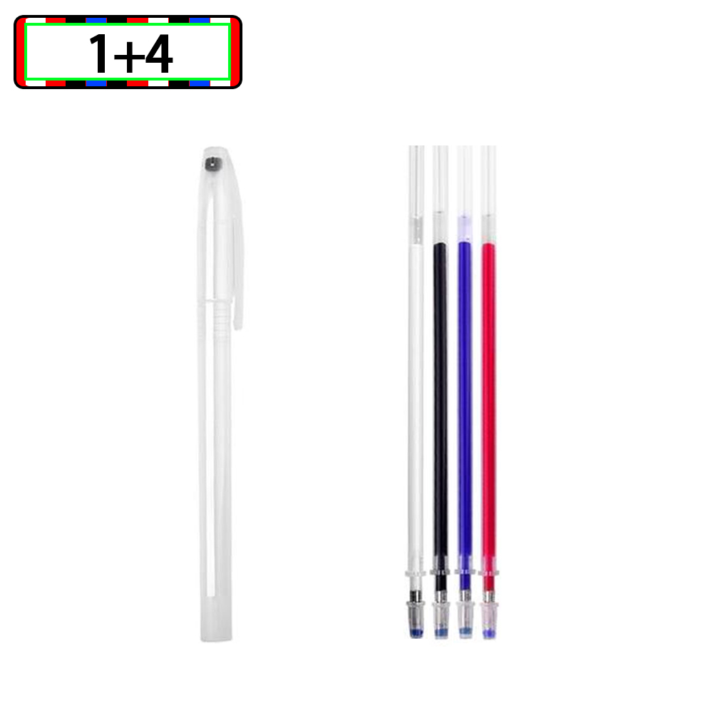 Stylo marqueur pour tissu disparaît à haute température, recharge effaçable pour tissu Patchwork, en cuir PU, outils de couture, 4/12/20 pièces: plum