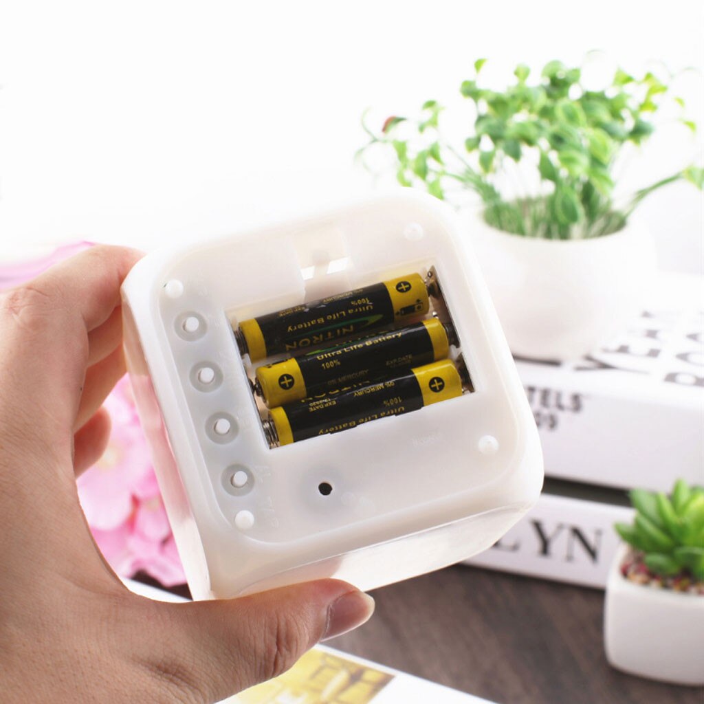 Alarm Clock Cool LED Clock Popular Pattern Night Light Color Changing Clock Night Light Table Clocks Kids Clock For Home Office