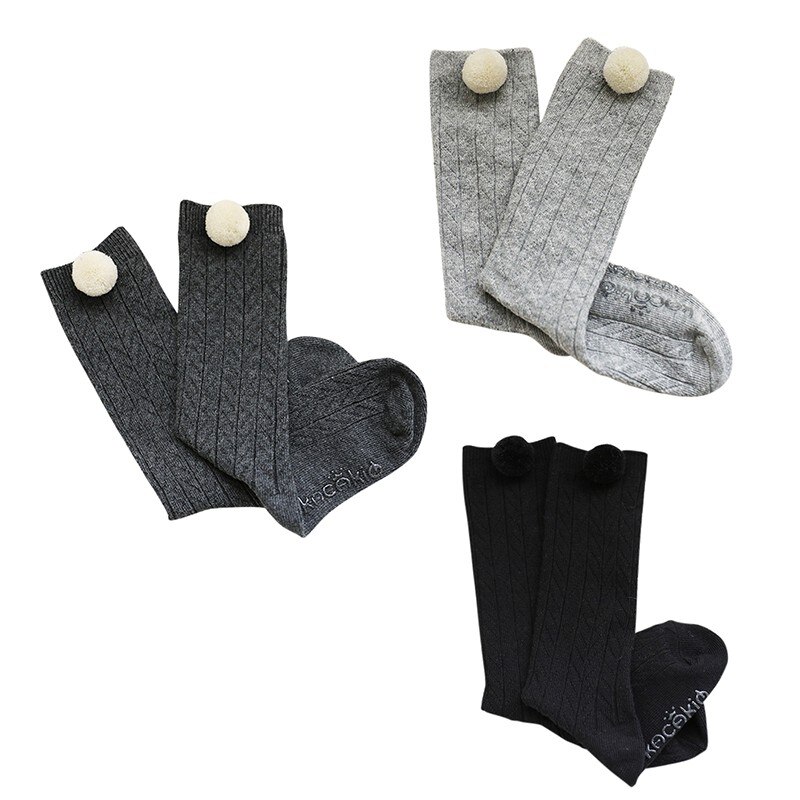 Chico LOS NIÑOS Calcetines bebé calcetines de algodón de Anti-slip chico s calentadores de la pierna del bebé
