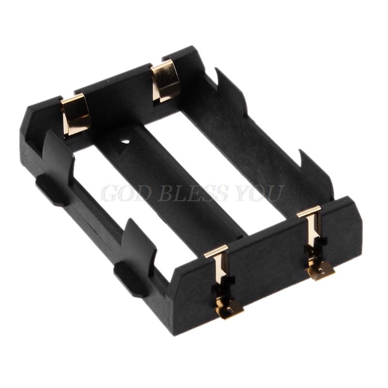 Selbstgebauter batteriebehälter aus 3.7v -bauteilen für 2x 26650 akkus mit 4 pins