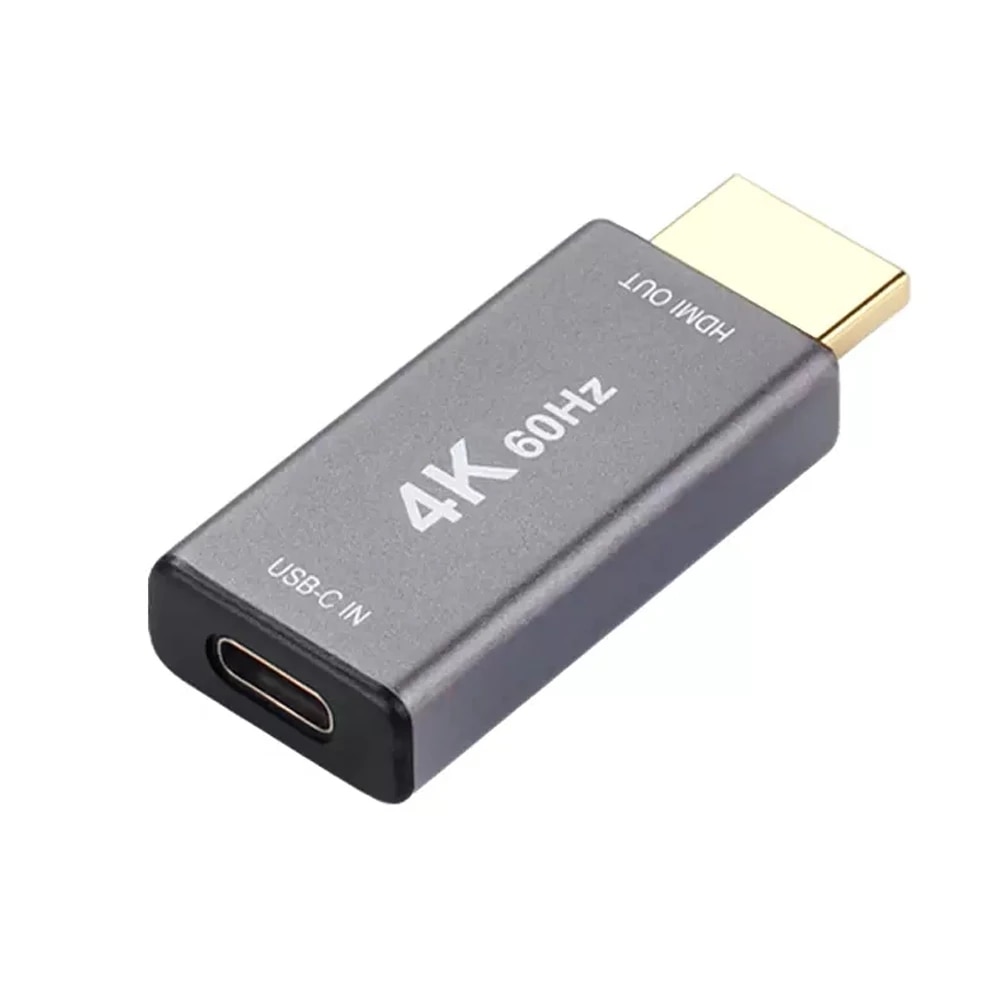 USB C Female to HDMI-compatible Male Adapter Converter 4K@60Hz For mobile phone 、Laptop connected to the Monitor Product