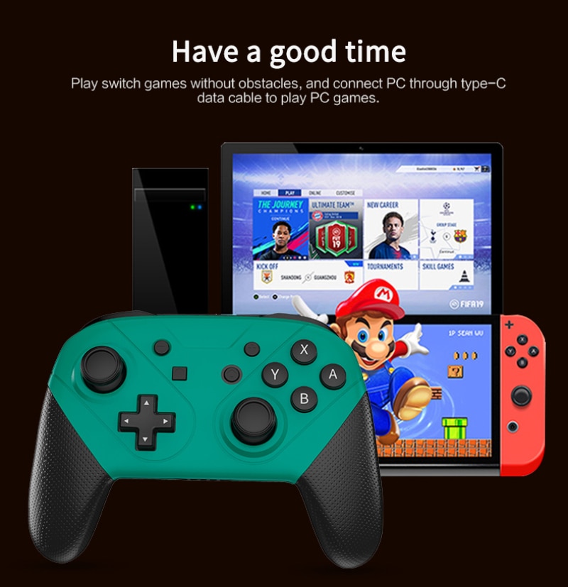 Bluetooth Wireless Gamepad For Switch Pro Joystick Console NFC Controle For Nintendo Switch Controller For NS Pro Joypad