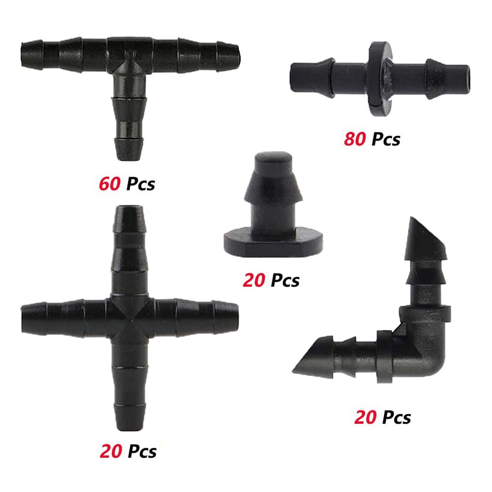 10pcs Misting Nozzle Tees Kit Brass Fog Nozzles for Outdoor Cooling System: g
