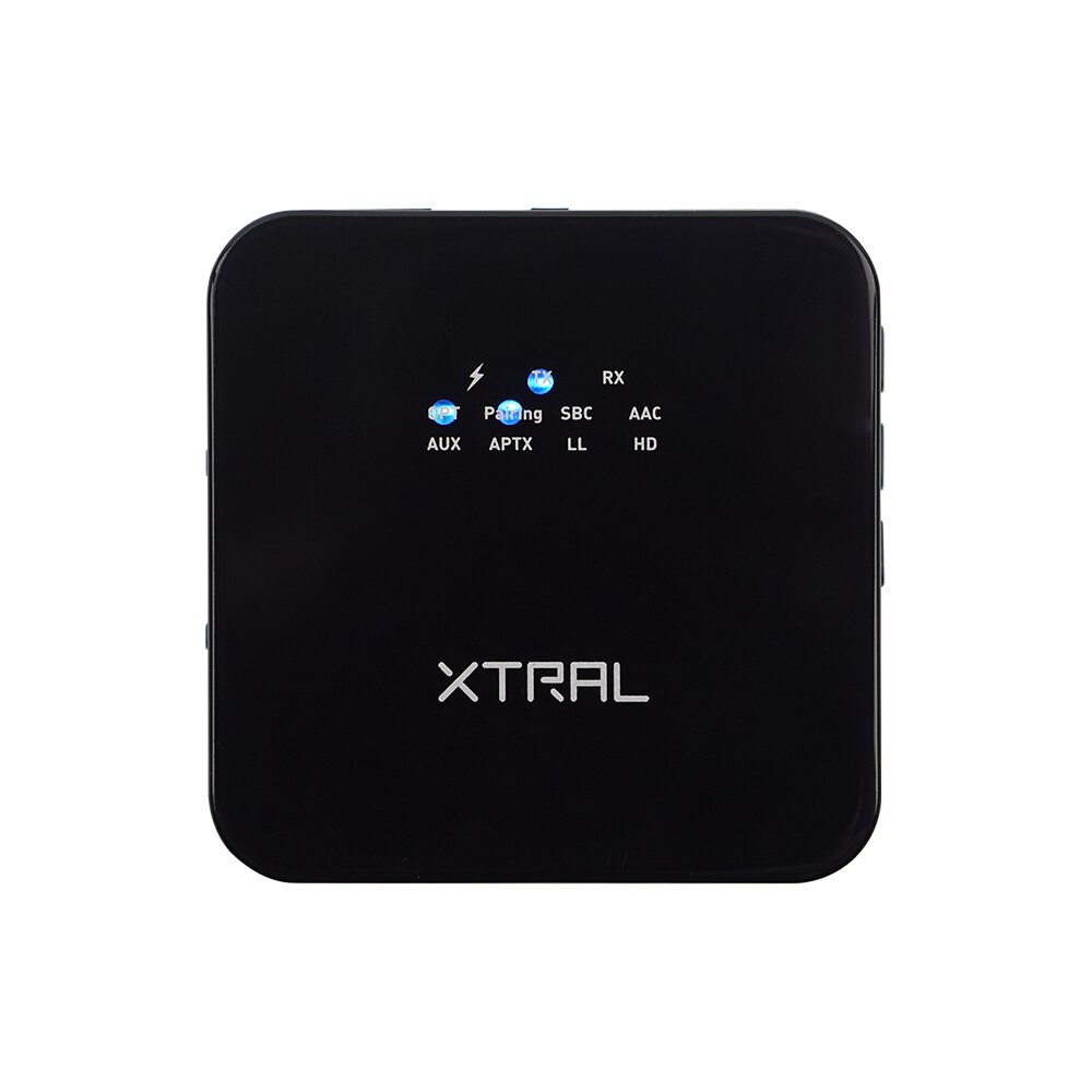 XTRAL Full Screen Bluetooth 5.0 Transmitter and Receiver, 2-in-1 Wireless Bluetooth Adapter, for TV/Home Sound System/Car/Switch