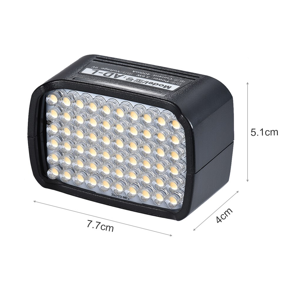 Godox AD-L LED Light Head Dedicated for AD200 Portable Outdoor Pocket Flash Accessories 60PCS LED Lamp