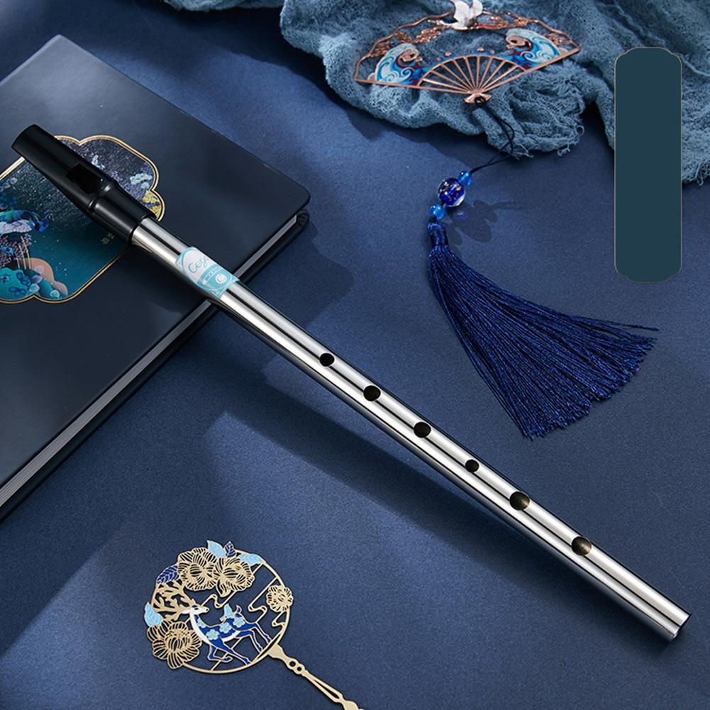 Clarinet Irish Whistle Beginner 6-hole Clarinet Tin Treble Clarinet Recorder Woodwind Musical Instrument C Tone D Tone