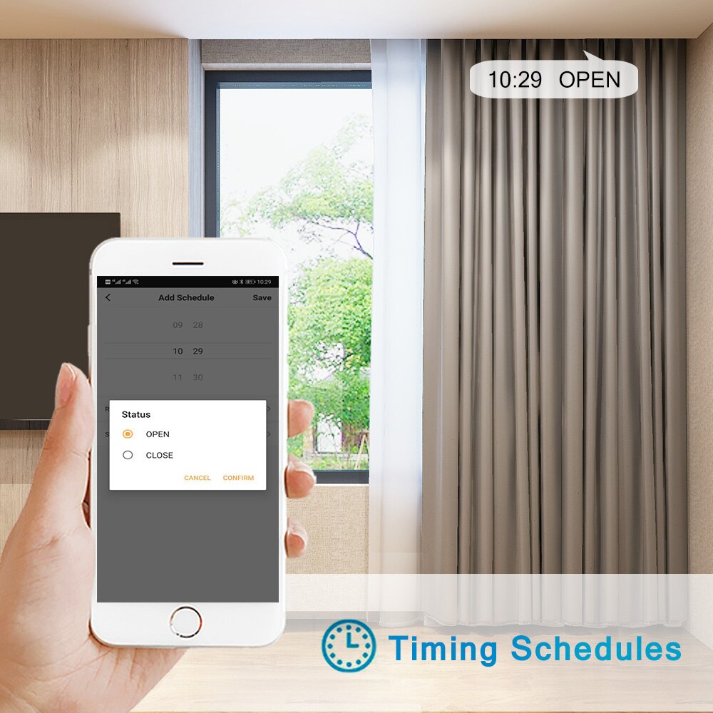 WiFi Electrical Alexa Echo AC110 To 250V For Mechanical Blinds Switch Touch APP Voice Control By Alexa Echo Limit Blinds Motor
