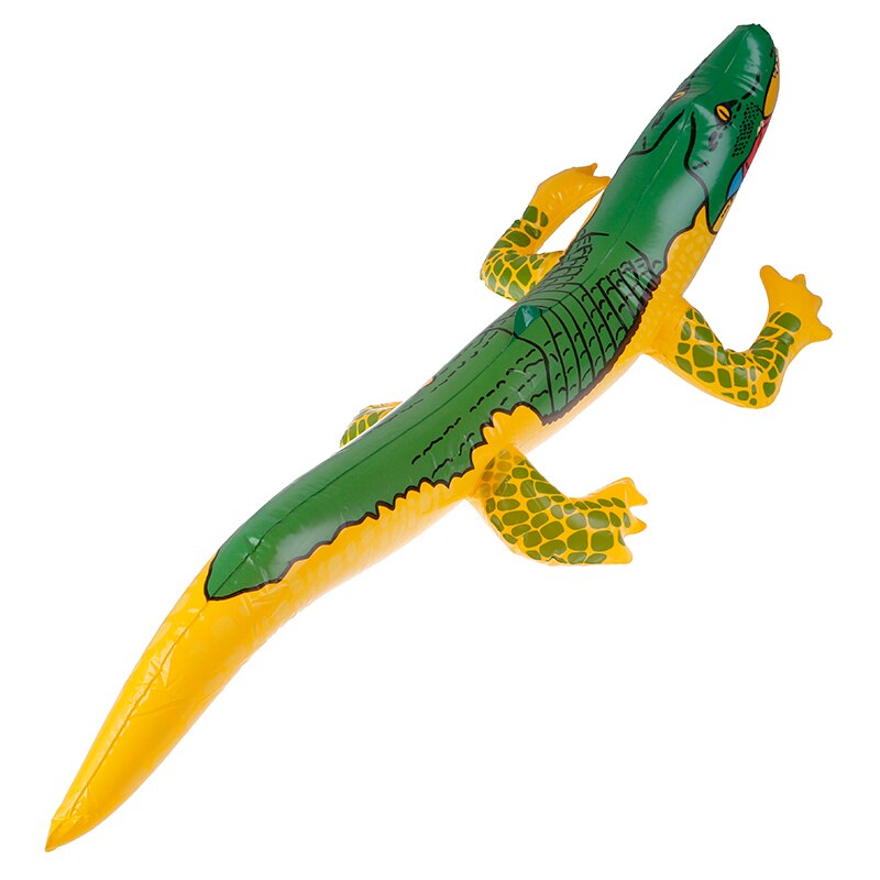 90cm Inflatable Crocodile Blow Up Funny Water Toys Crocodile Toy Alligator Balloon for Summer Beach Swimming Pool Inflatable Toy
