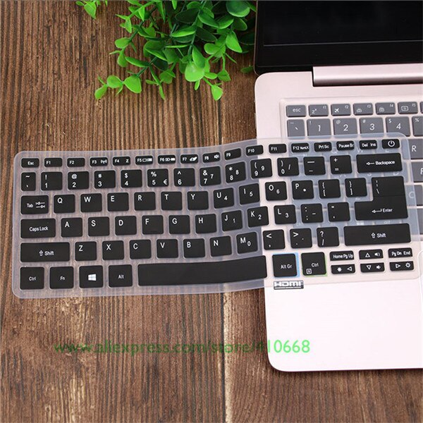 Keyboard Cover Skin Protector For Acer Swift 3 SF313 SF313-51 57NQ sf 313 314 SF314-52 SF314-52G S 13 S5-371 S5-371T: Black