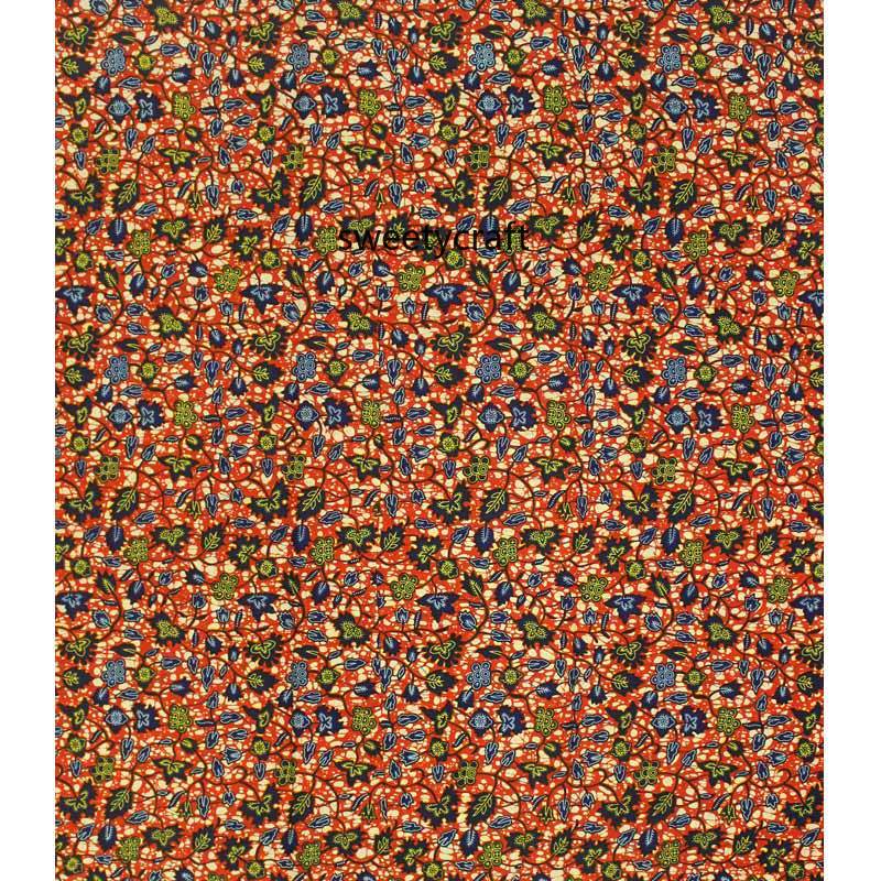 real cloth wax 100% cotton printed floral wax cloth in Ankara, Africa