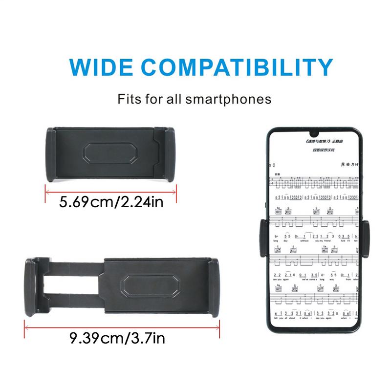 Phone Holder For Microphone Stand Cell Phone Holder For Microphone Stand Adjustable Mount With Long Gooseneck Arm Flexible For