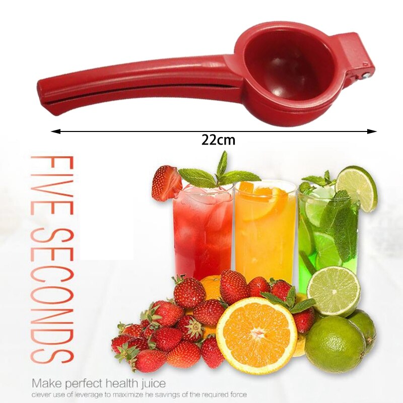 Citruspers Lime Oranje Manual Juicer Citruspers Heavy Duty Aluminium Handheld Rood