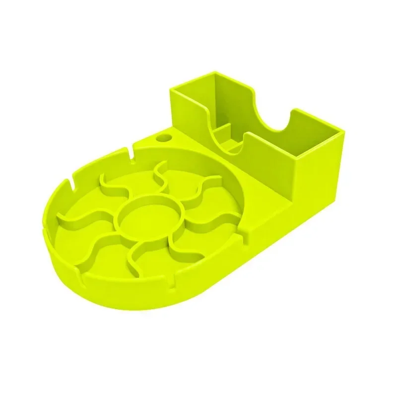 Meerkleurig Siliconen Afvoerrek voor Tumbler 40oz Cup Droogrekken Stro Beker Deksel Houder Waterfles Accessoires Droogstation: Donker Kaki