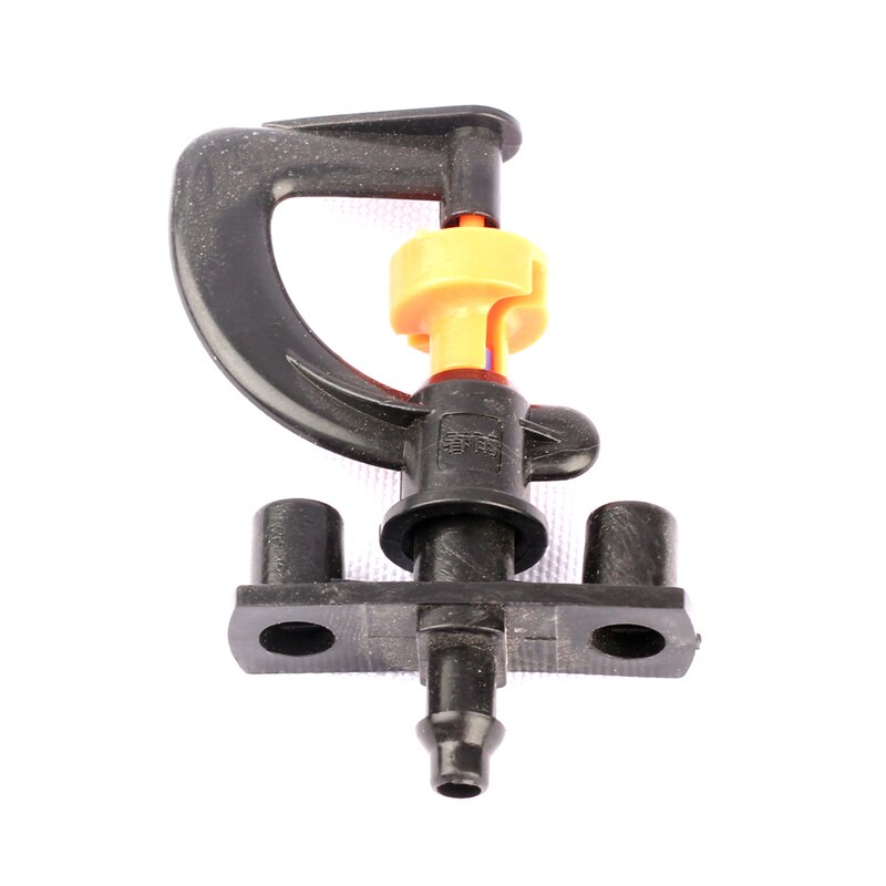 10set 7.5mm Joint G-Type 360 Degree Rotating Sprinkler+Bracket Garden Inserted Ground Irrigation System Emitters