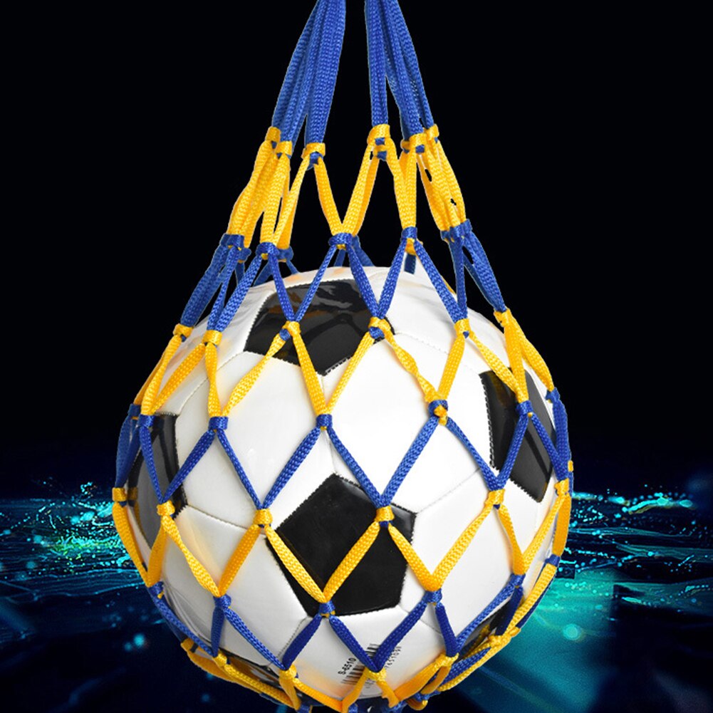 Nylon Net Bag Multi Sport Game Ball Carry Mesh Storage Bags for Volleyball Basketball Football Soccer Portable Equipment