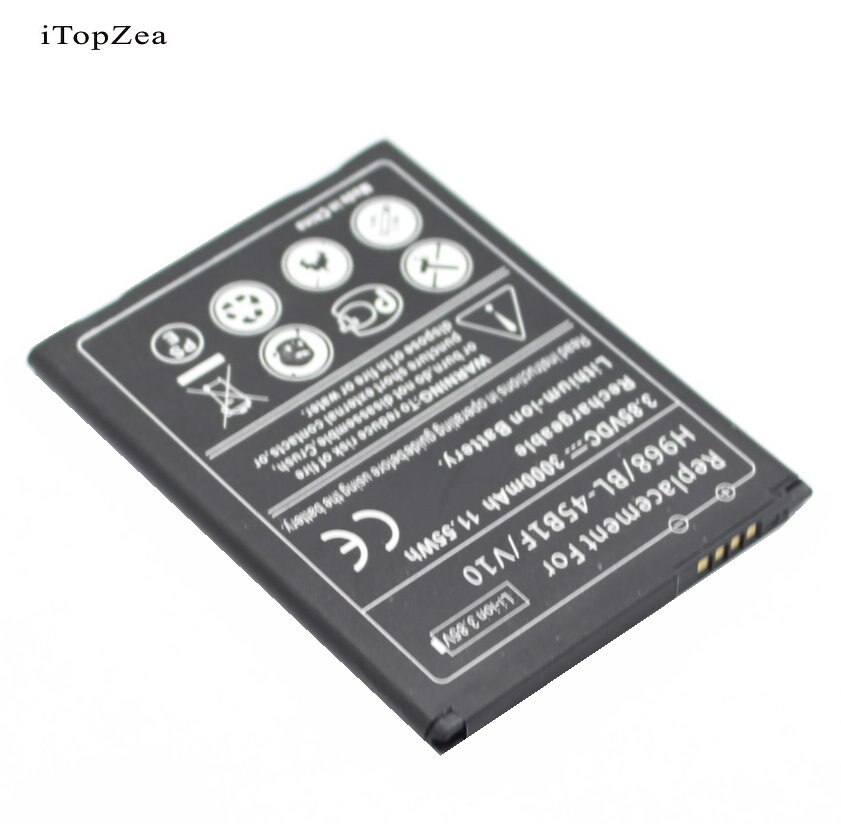 ITopZea-Batería de repuesto de BL-45B1F, cargador de pared Universal USB para LG V10 H968 H961N H900 H901 VS990 F600 F600L, 3x3000mAh