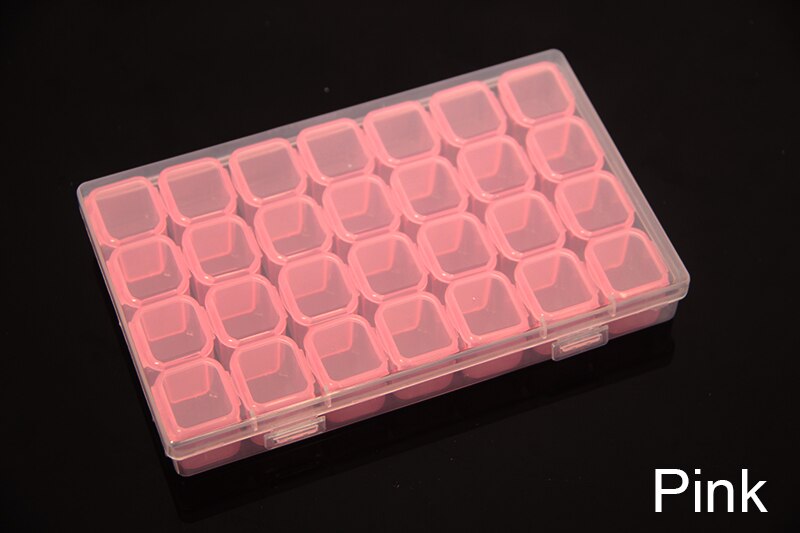 Transparent Thread Box Household Sewing Thread Storage Box Suitcase Container Craft Spool Storage Box with tools Accessories: 28f