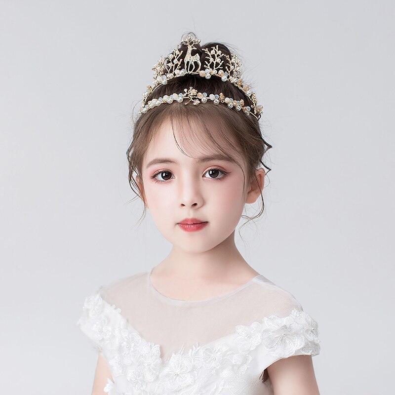Yyoufu olika silver guld färg kristall kronor flickor brud tiara för bröllop krona huvudstycke bröllop hår smycken