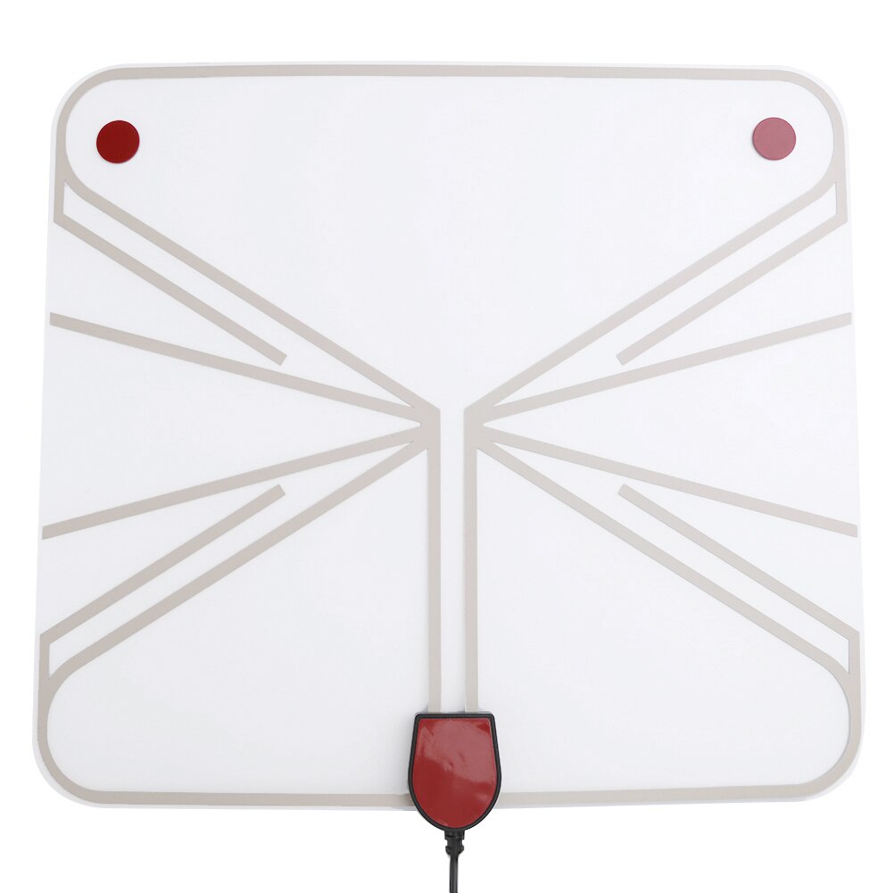 4K Flat Indoor TV Antenna HD Digital Indoor Aerial HDTV Antenna High Booster Signal Capture for TV Universal