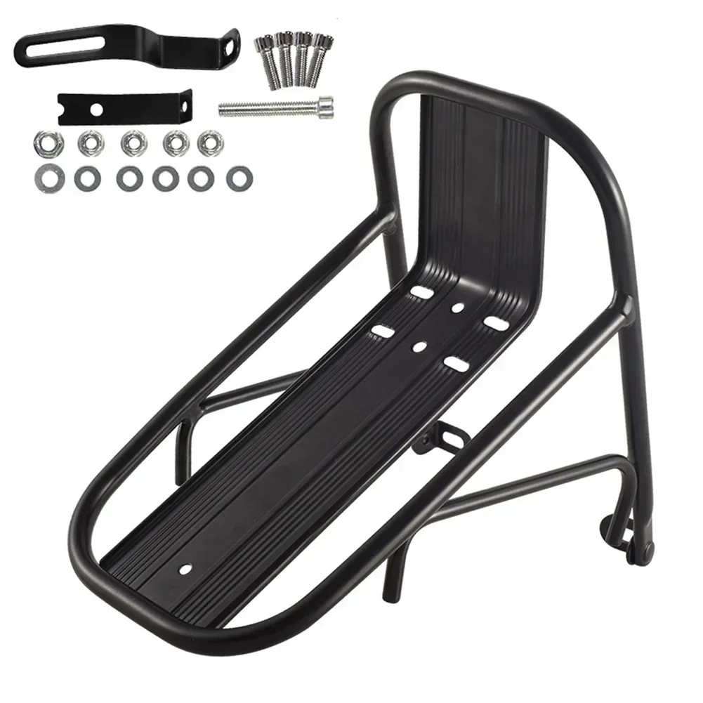 23X15X12Cm Elektrische Fiets Voorrek Aluminium Bagagedrager Rekken Fiets Bagagedrager Fietsenrek