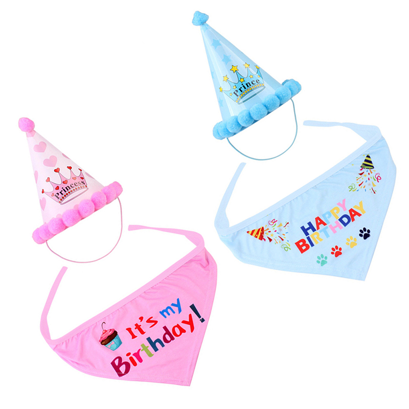 Sombrero de cumpleaños con estampado de letras para mascota, sombrero para , disfraz "It is My Birthday", accesorio para mascota para , 1 Juego, novedad
