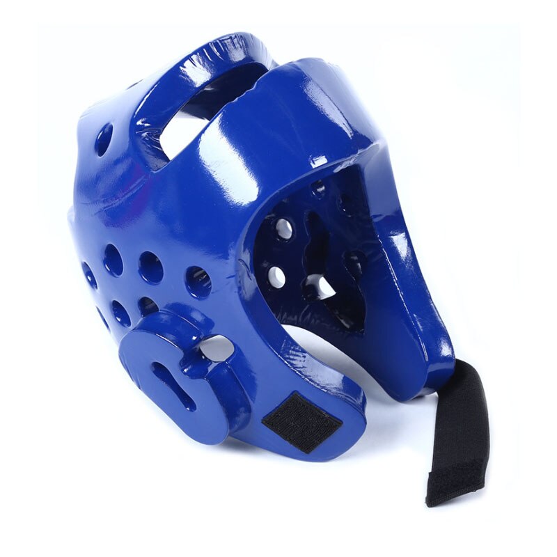 Casco de entrenamiento para niños adultos Sanda Karate Muay Thai Boxeo Taekwondo: Azul / XL