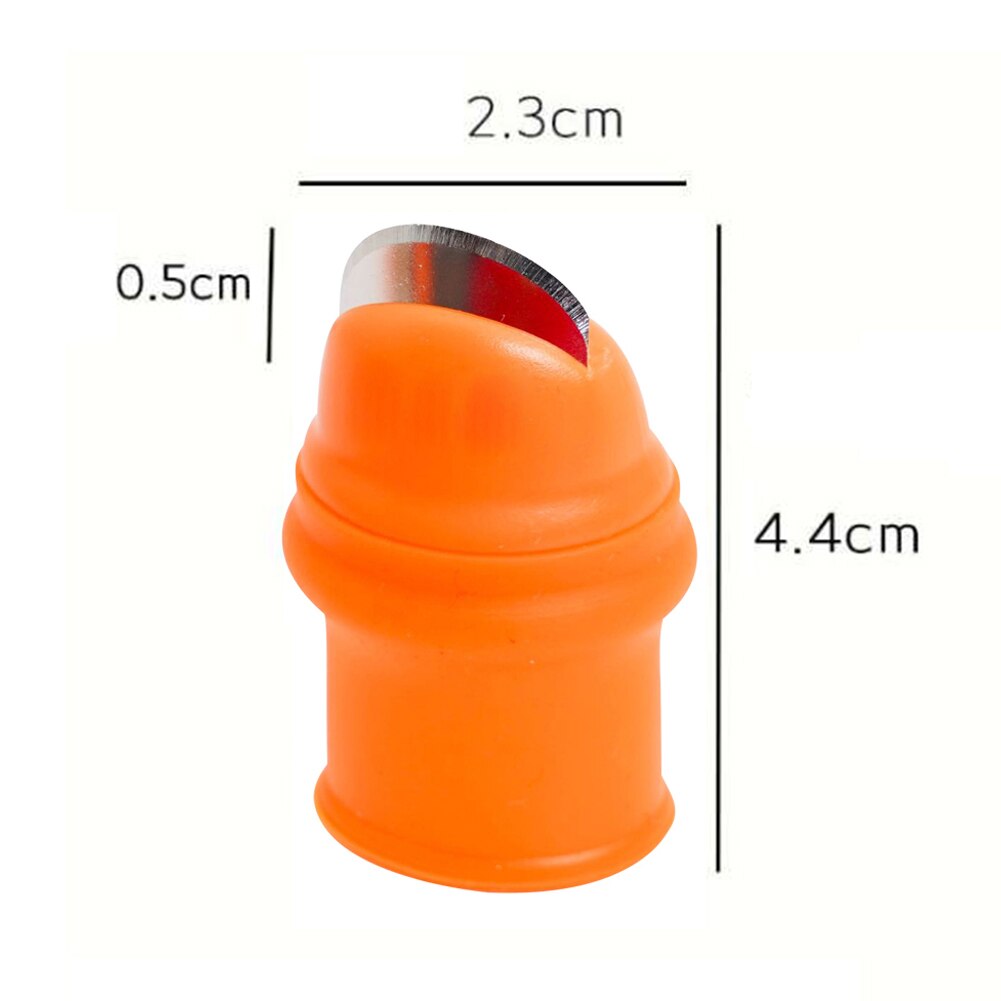 Multifunctionele Tuin Duim Vinger Mouw Mes Siliconen Oogsten Gereedschap Potplanten Trimmen Picking Zachte Vinger Mouw: A-1