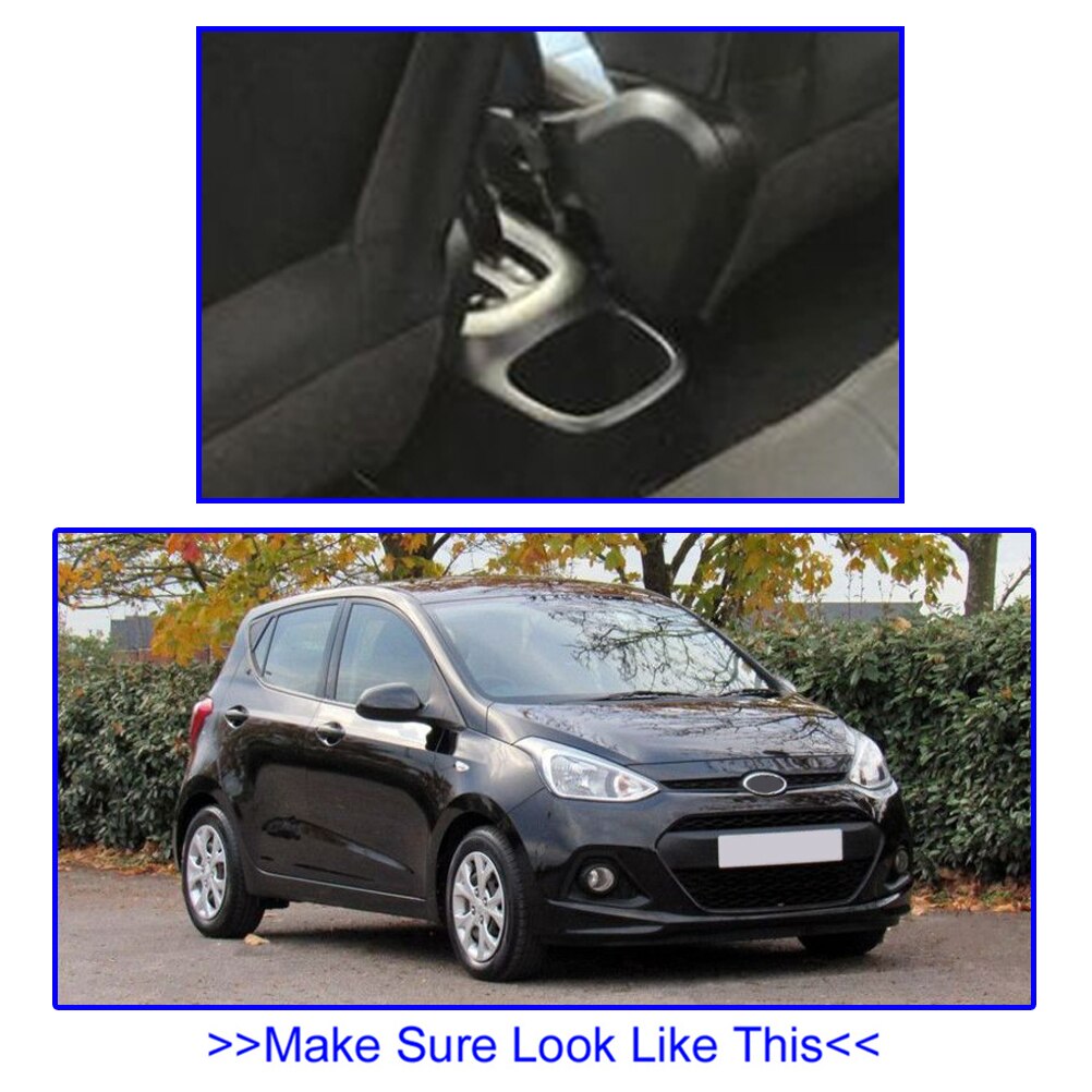 Voor Hyundai I10 2007 - Opbergdoos Interieur Armsteun Armsteun Interieur Dual Layer Black Lederen Asbak