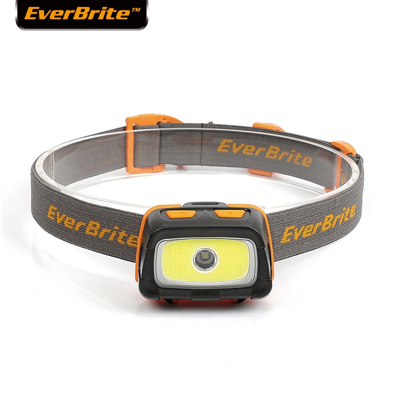 EverBrite LED Koplamp 3000 Lumens Multifunctionele Koplamp 7 Verlichting Modes Perfect voor Trail Running Camping Wandelen