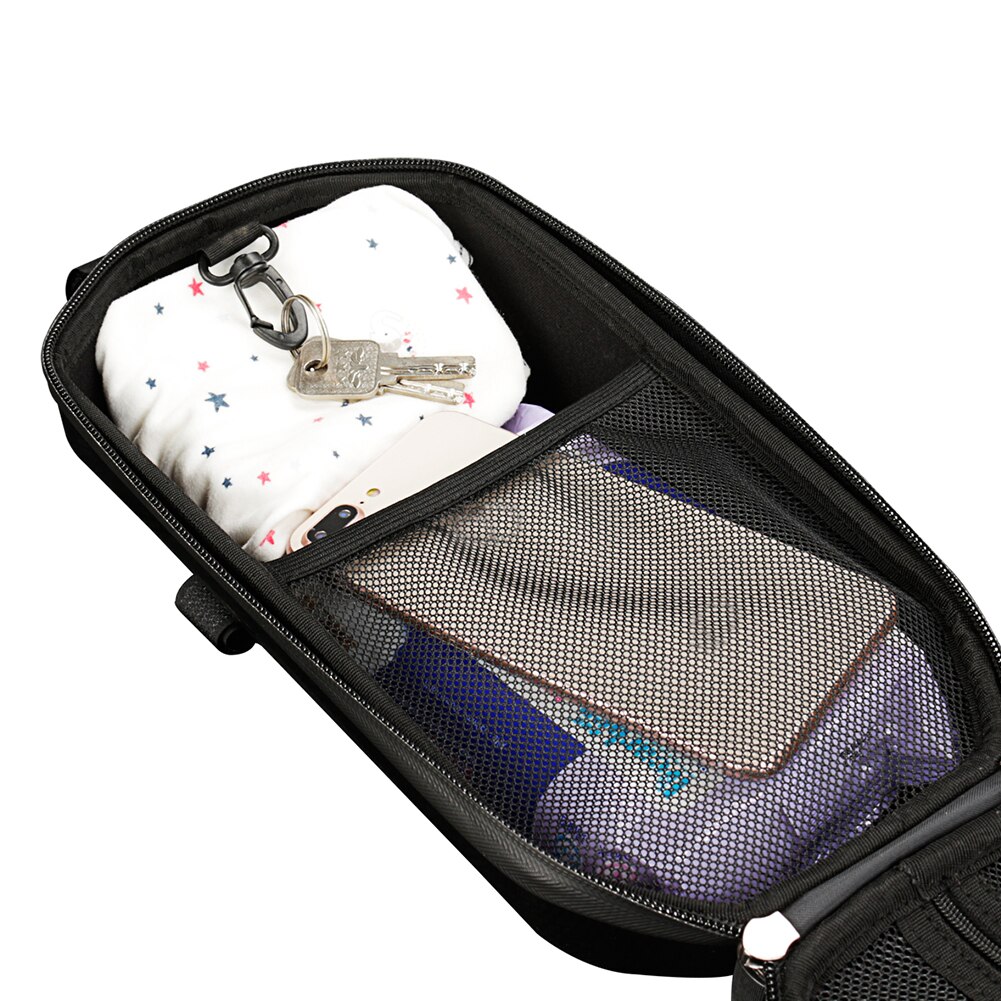 B-soul vanntett elektrisk scooter henge bag eva hard shell skateboard foran håndtak veske til xiaomi  m365 scooter sykkel bag