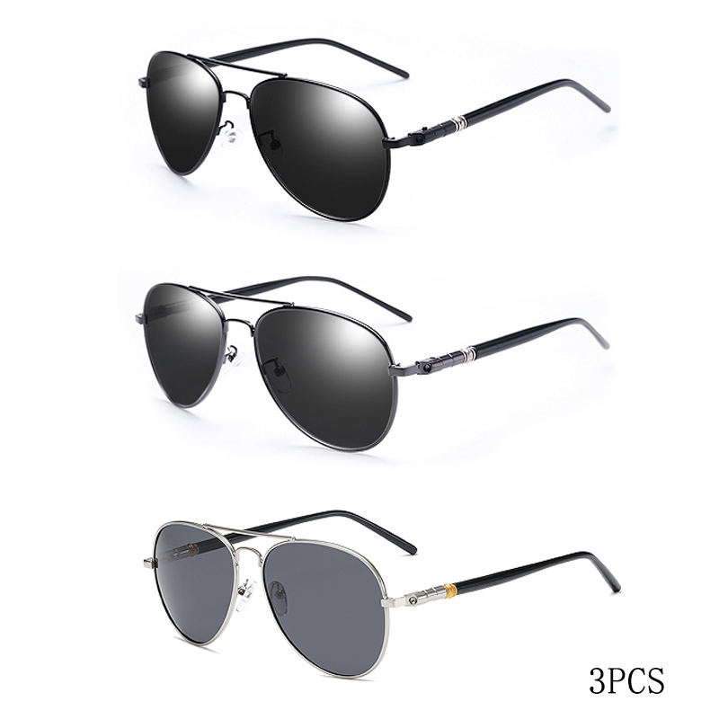 Gafas de sol polarizadas para hombre y mujer, gafas de sol reflectantes de colores, gafas de sol para conducir, lentes piloto unisex Uv400: Transparente