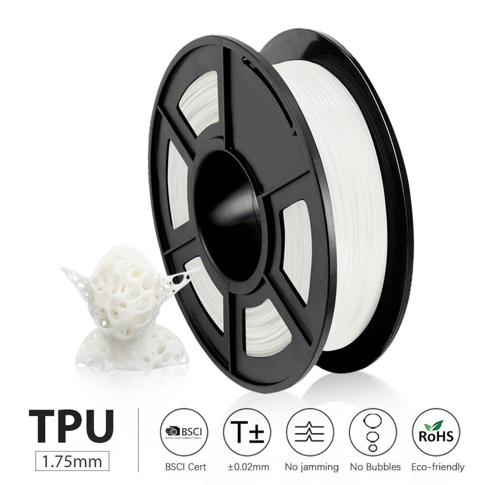 TPU 0,5 kg flexibel 3D Drucker Filament tpu flexibel 1,75mm für flexibel DIY oder modell druck schiff mit: flexibel-Weiß
